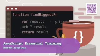JavaScript Essential Training course thumbnail